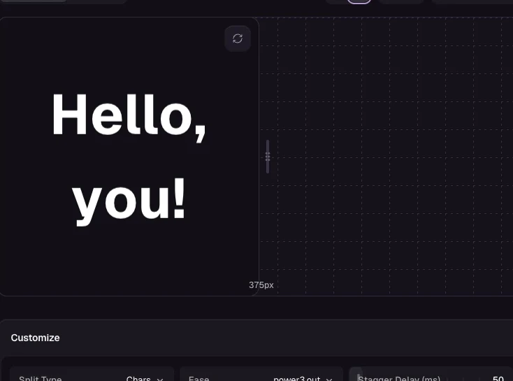 React Bits · Split Text已有展示截图
